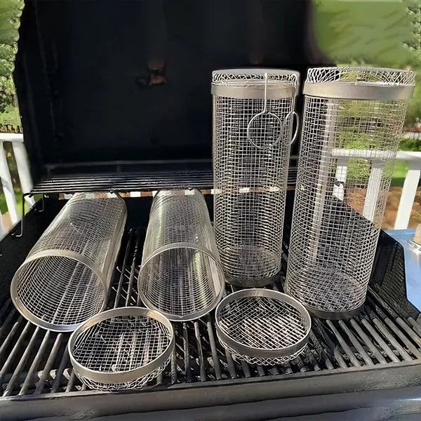 🔥Last Day Promotion 60% OFF🎄BBQ Rolling Grilling Basket