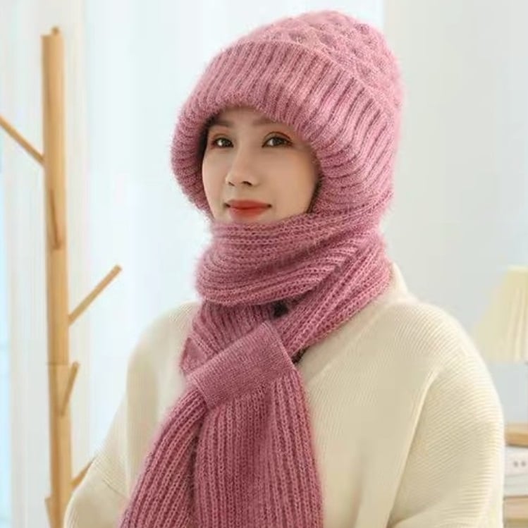 🎄EARLY CHRISTMAS SALE -50% OFF -Winter Versatile Knitted Hooded Scarf for Women