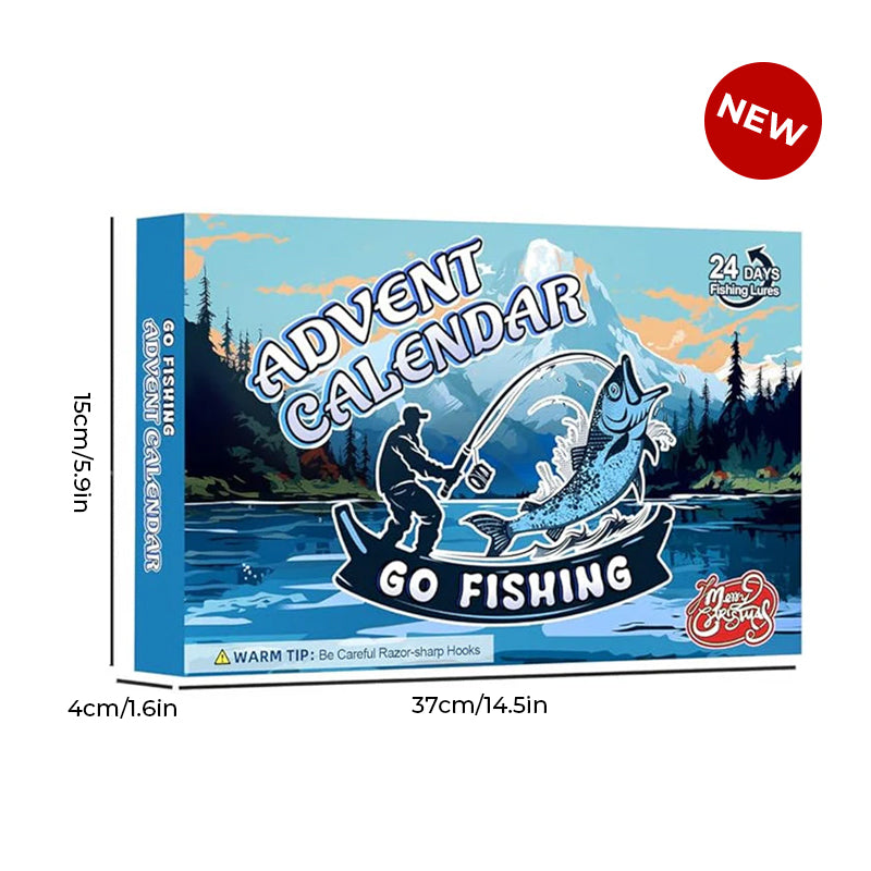 🎉24 Days Christmas Countdown Fish Tackle Set-Buy 2 Free Shipping