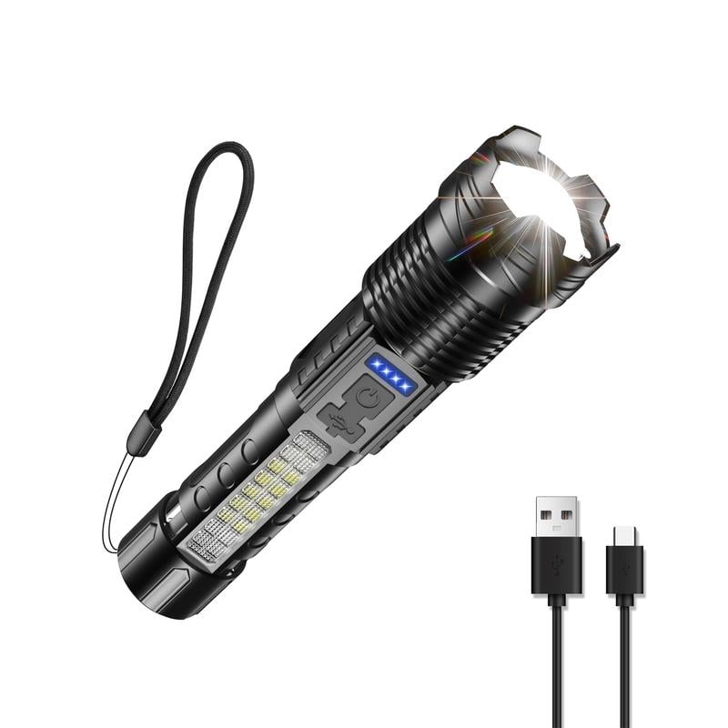 TikTok Last Day Promotion -60% OFF🎉Outdoor Flashlight -🔦With Warning Work Light