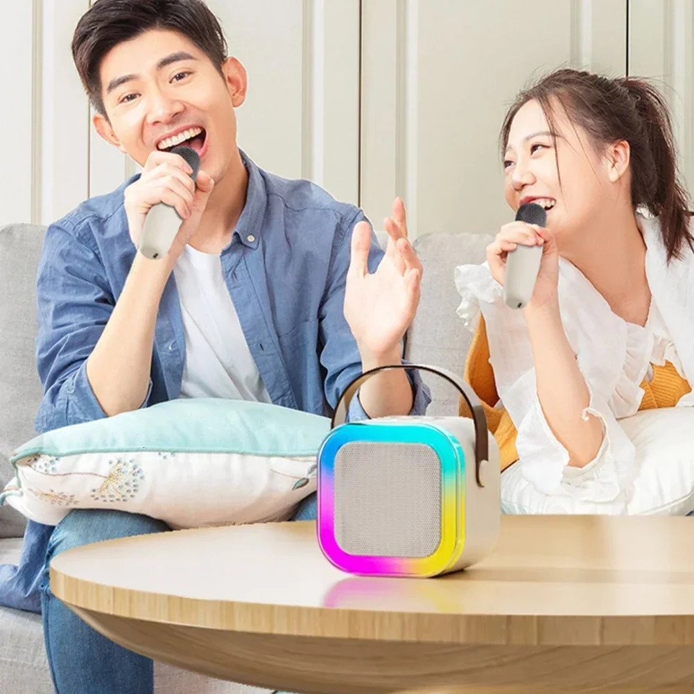 🎵Mini Karaoke Machine with Wireless Microphones