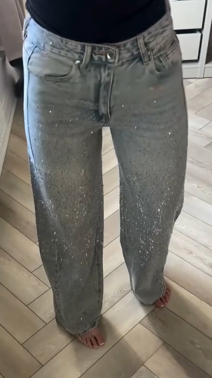 Women's Hot Diamond Casual All-match Jeans