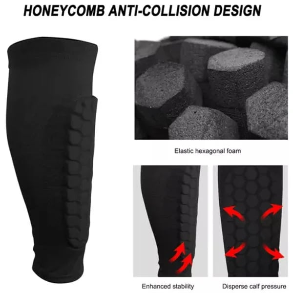 🔥Last Day Promotion 48% OFF-🎁-Outdoor EVA Silicone Non-slip Honeycomb Anti-Collision Shin Guards