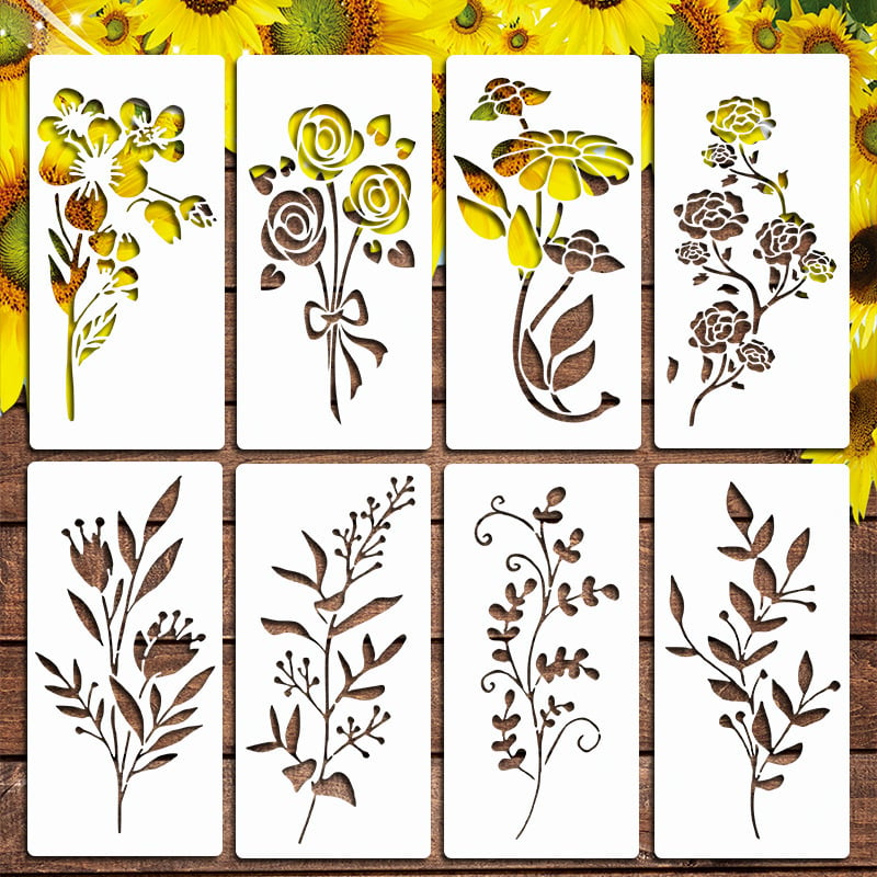 💥LAST DAY SALE 50% OFF💥DIY Floral Stencil Kits