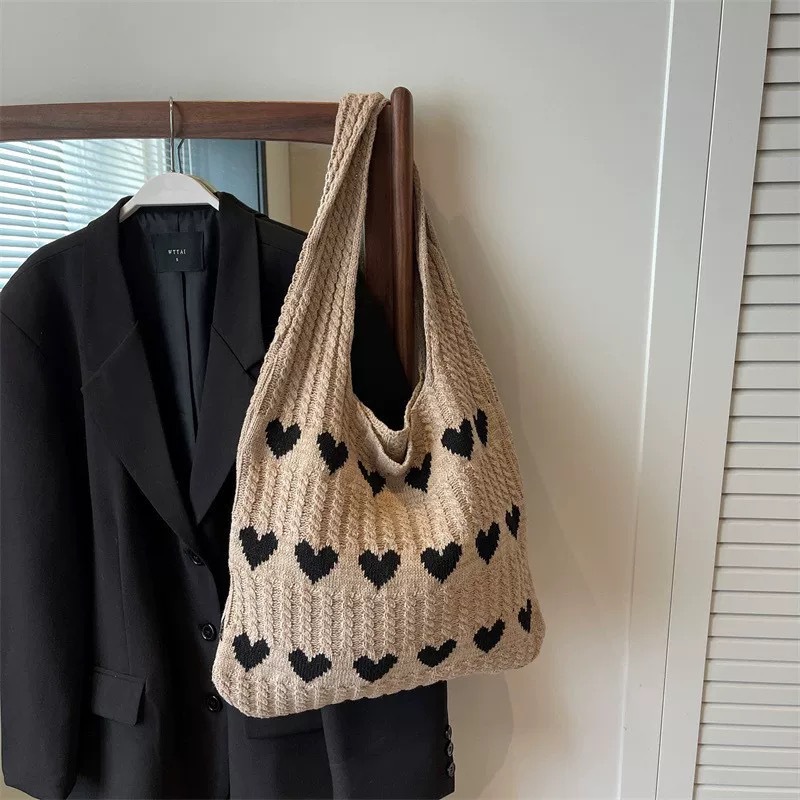 Handmade Knitted Crossbody Bag