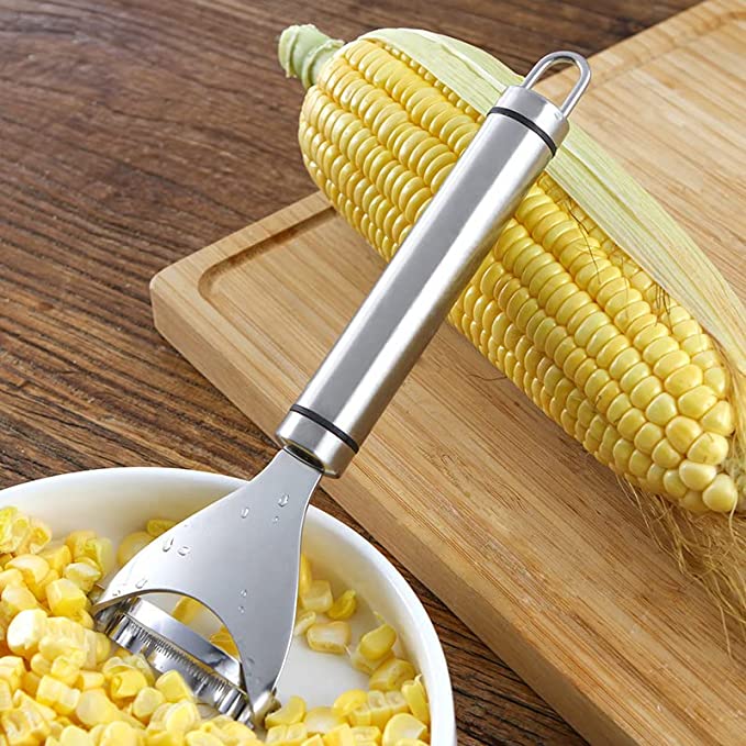 (🎄Early Christmas Sale - 48% OFF) Premium Stainless Steel Corn Peeler,Buy 5 Get 3 Free & Free Shipping