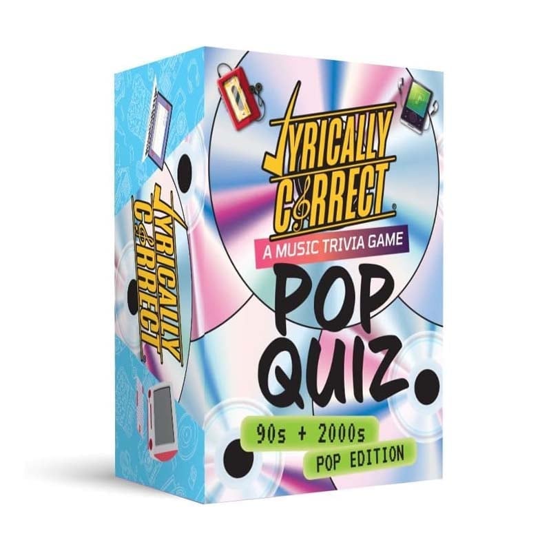 🎁TikTok Last Day Sale - 70% OFF🎶Lyrically Correct Pop Quiz 90s & 2000s Edition Music Trivia Game