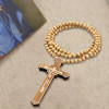 ✝️100% Handmade Jesus Cross Wooden Necklace(𝐉𝐚𝐜𝐤 𝐌𝐢𝐥𝐥𝐞𝐫 𝐇𝐚𝐧𝐝𝐦𝐚𝐝𝐞®)
