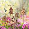 ❤️Handmade Metal Birdhouse Garden Stakes