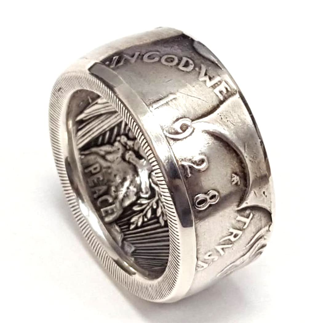 🎁 Classic Morgan Dollar Coin Ring