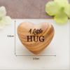 (New Year Sale- 49% OFF) Pocket Hug Wooden Heart Token