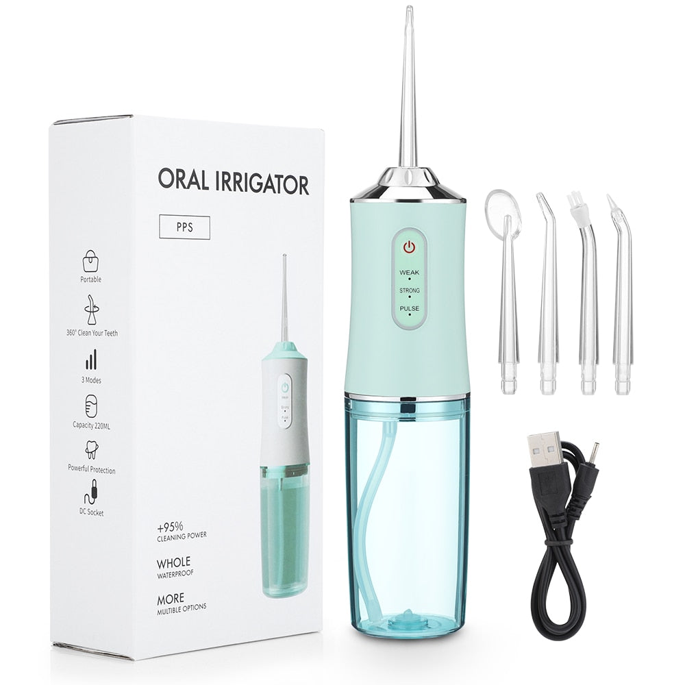 ⏰Last Day Promotion 50% Off - PORTABLE ORAL IRRIGATOR WATER FLOSSER