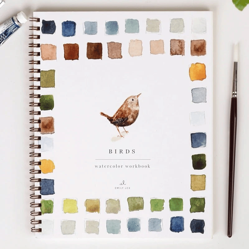 🔥 Letzter Tag: 49% Rabatt! 🖼️ Anfängerfreundliches💕 Aquarell-Workbook