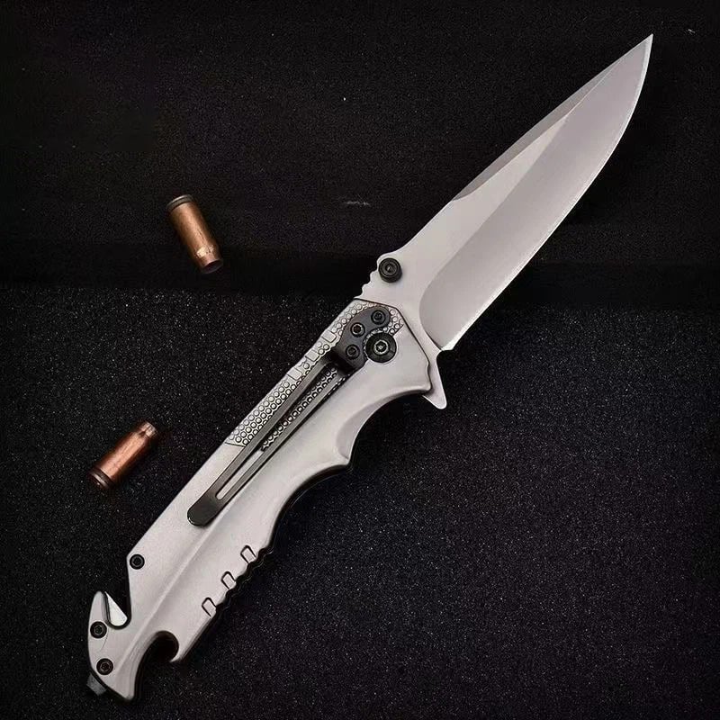 5-in-1 Multitool Folding Knife with Glass Breaker