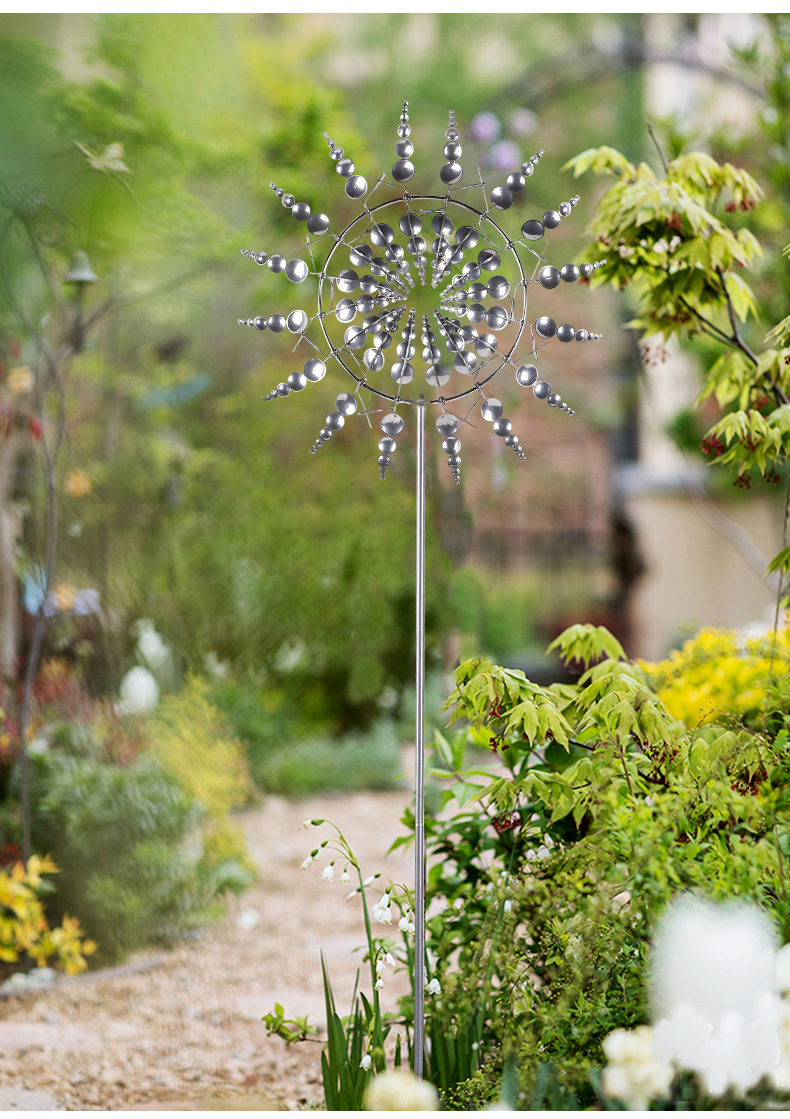 🔥 Celebrate July 4th with 50% OFF! Nordic Metal Wind Spinner Garden Yard Decor – Outdoor Iron Art Windmill Stake for Patio & Lawn Decoration
