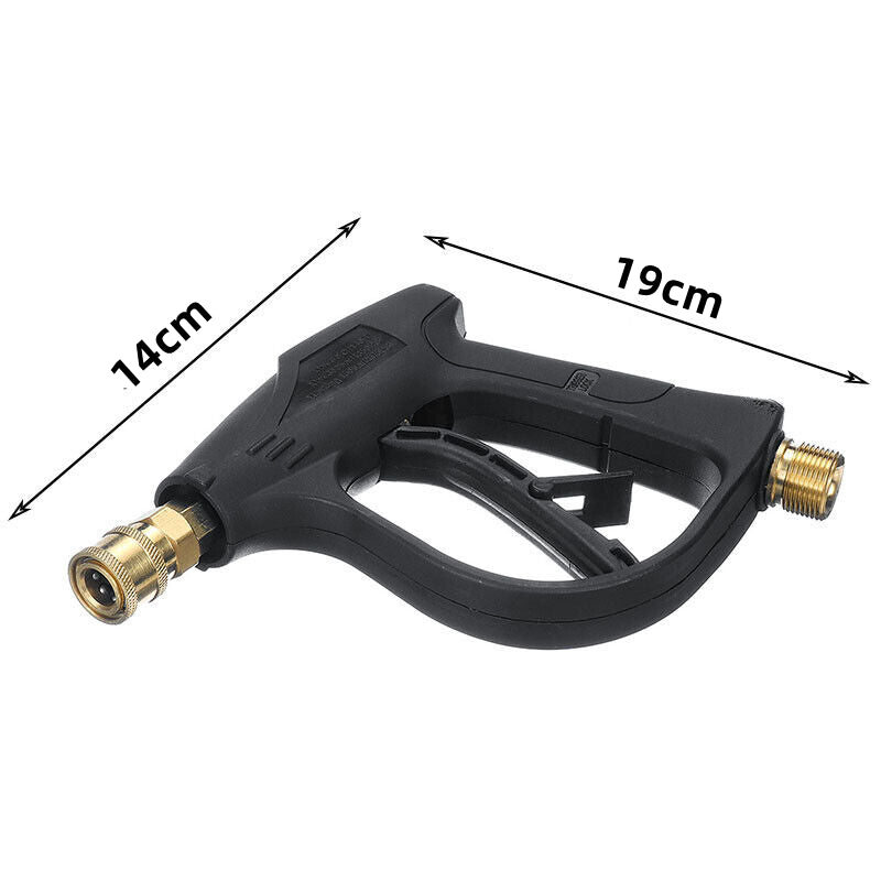 High Pressure Washer Gun 1/4 Inch outlet Quick Connect with M22 Adapter