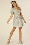 Nothing But You Floral V neck Dress