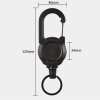 Last Day Promotion 48% OFF - Outdoor Automatic Retractable Wire Rope Luya Tactical Keychain