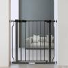 BalanceFrom Easy Walk-Thru Safety Gate for Doorways and Stairways with Auto-Close/Hold-Open Features, 30-Inch Tall, Fits 29.1 - 33.8 Inch Openings, Graphite