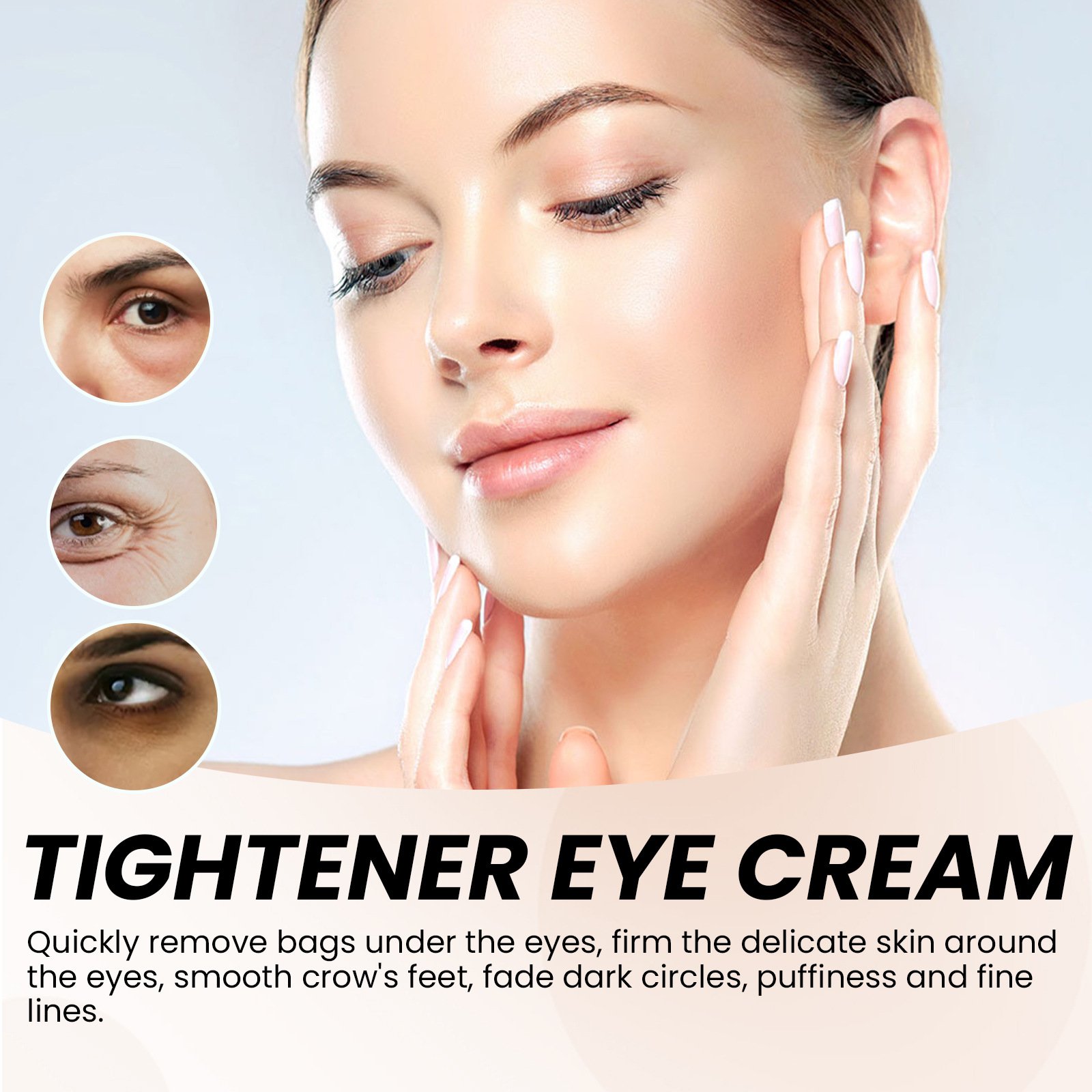 Hot Sale Now-Temporary Firming Eye Cream(Video of the same eye cream)