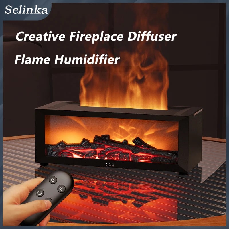 🔥FlameGlow Aroma Diffusor und GlowMist Flame Luftbefeuchter