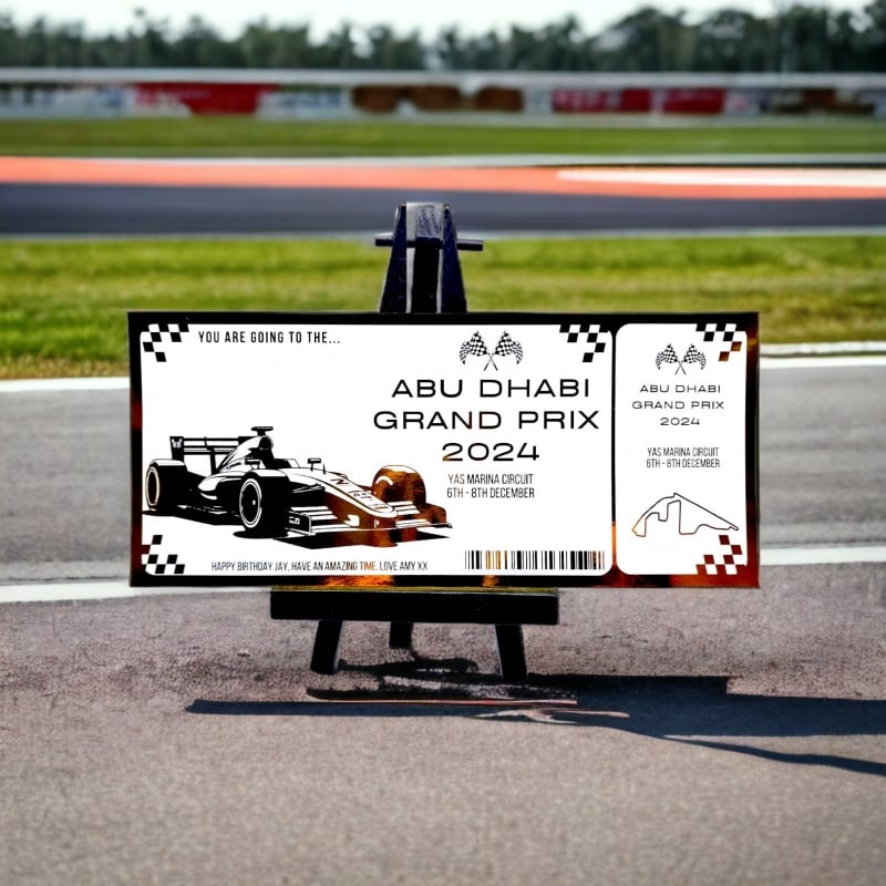 Personalised 2024 F1 Grand Prix Ticket