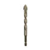 New four-flute sawtooth eccentric drill bit