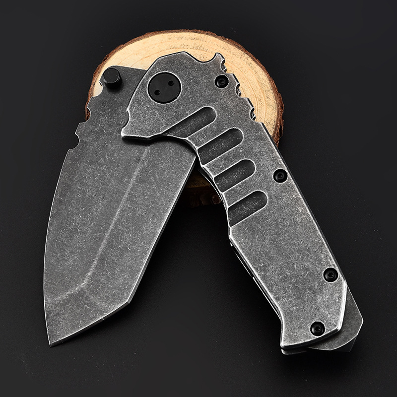 👨Early Father's Day Sale - Save 70% 🔪Outdoor Black Steel Stonewashed Folding Knife, Buy 2 Free Shipping