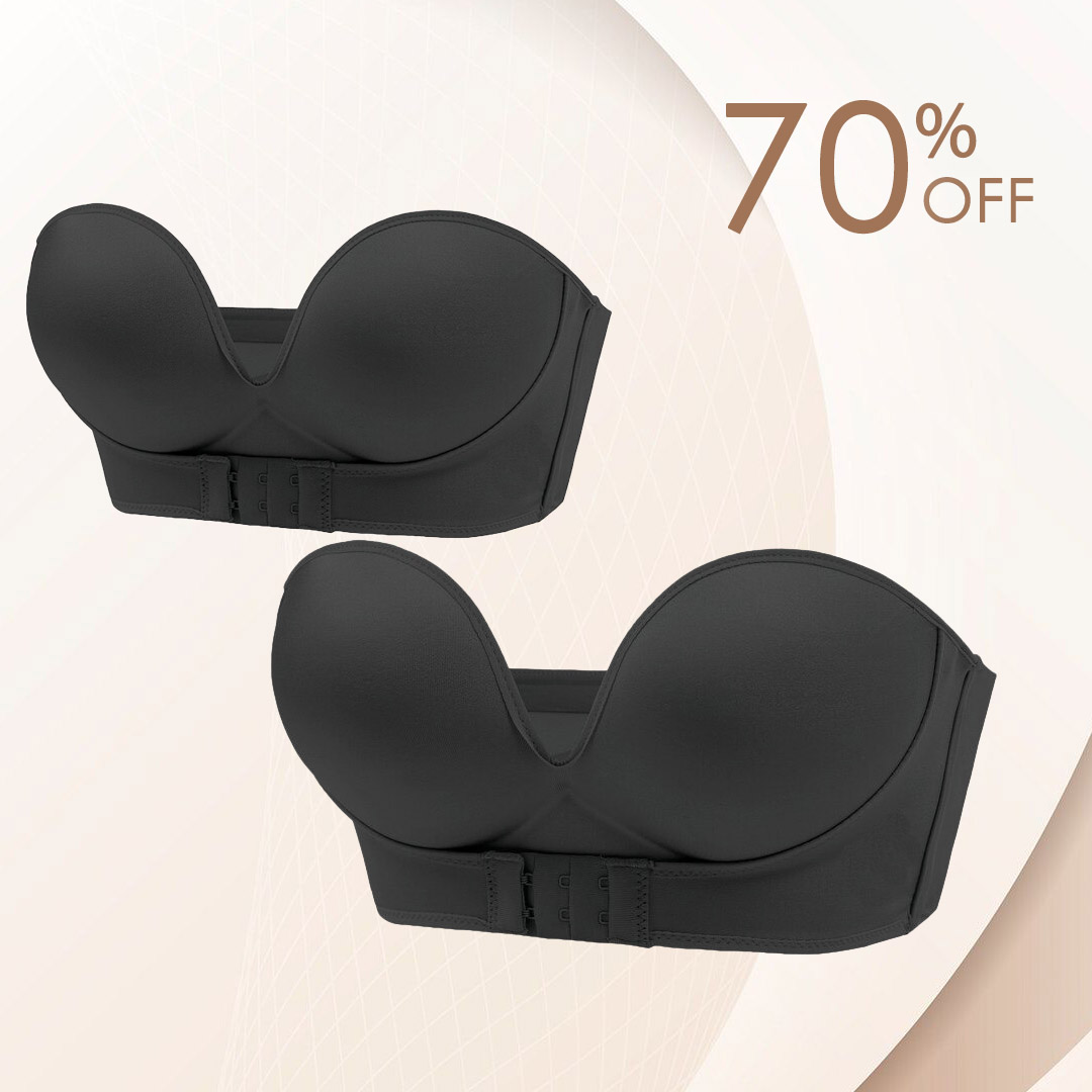 💗Mother's Day Sale 50% OFF💗Front Buckle Strapless Wireless Bra(BUY 2 GET FREE SHIPPING)