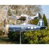 Handmade Windmill Aircraft Garden Decoration