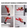 Leten New Generation of Impact Massage Vibrator Telescopic Sucking Female Gun Machine Adult Masturbator