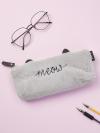 Random Embroidery Plush Pencil Case 1pc