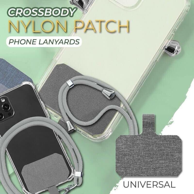 (🎄Christmas Hot Sale🔥🔥)Universal Crossbody Nylon Patch Phone Lanyards(BUY MORE SAVE MROE)