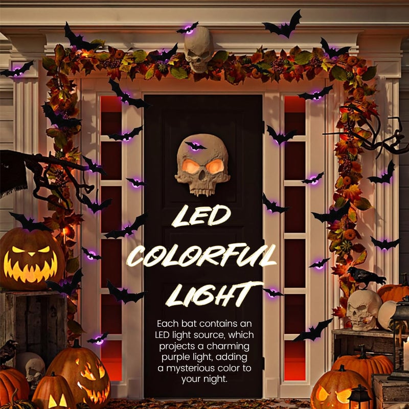 ⏰LAST DAY SALE 50% OFF💥LED Bat Wall Sticker