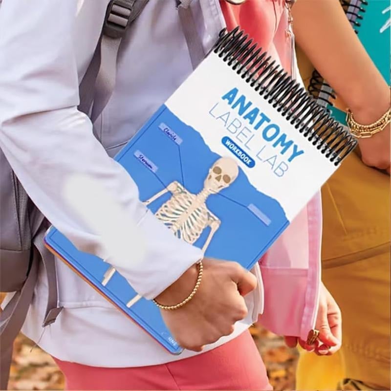 🔥Last Day 50% OFF - Anatomy Label Workbook 📘