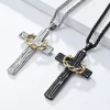 ✝️100% Handmade Crown Of Thorns Cross Necklace