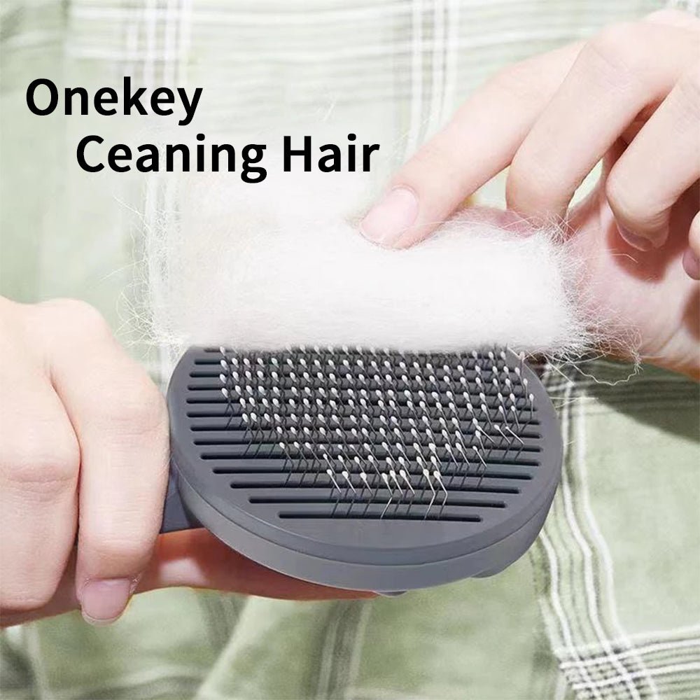 (❤️Mother's Day Promotion - 49% OFF NOW)Self-Cleaning Deshedding Slicker Brush For Cats and Dogs, Buy 2 Free Shipping