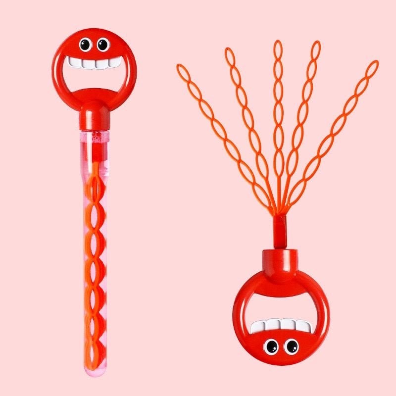 💖Mother's Day Promotion 48% OFF-🎁-New 32-hole Five-claw Smiley Face Bubble Wand