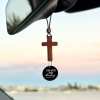 🔥Last Day Sale - 50% OFF💥Bible Verse Car Rearview Hanging Cross Ornament