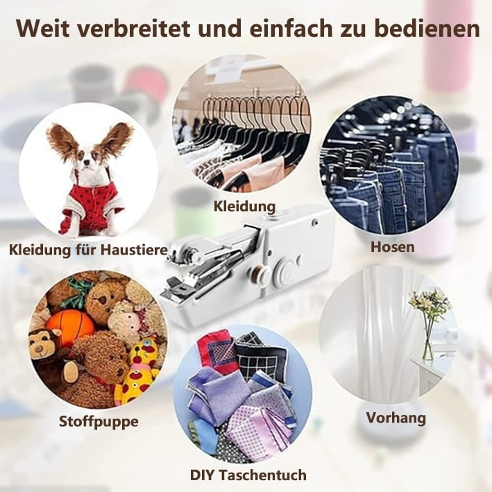 🔥Letzter Tag Verkauf 49% Rabatt🔥Handgehaltene elektrische Mini-Nähmaschine
