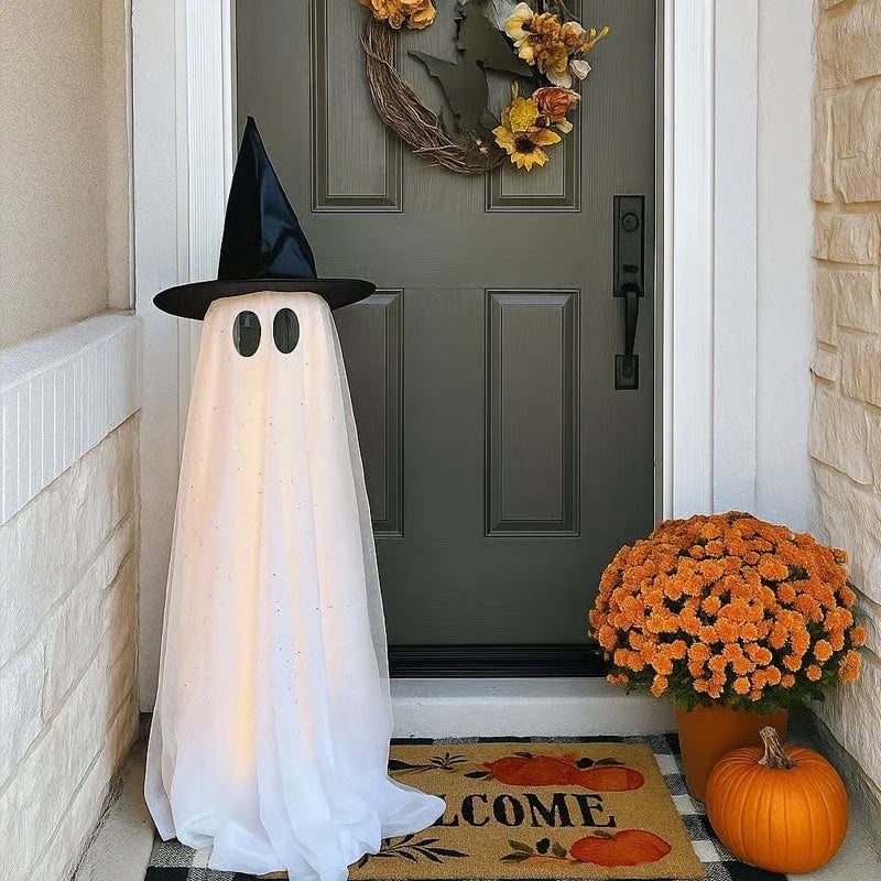 🔥Halloween Decoration Top 1 - 👻✨Giant Glittering Ghost - outdoor/indoor