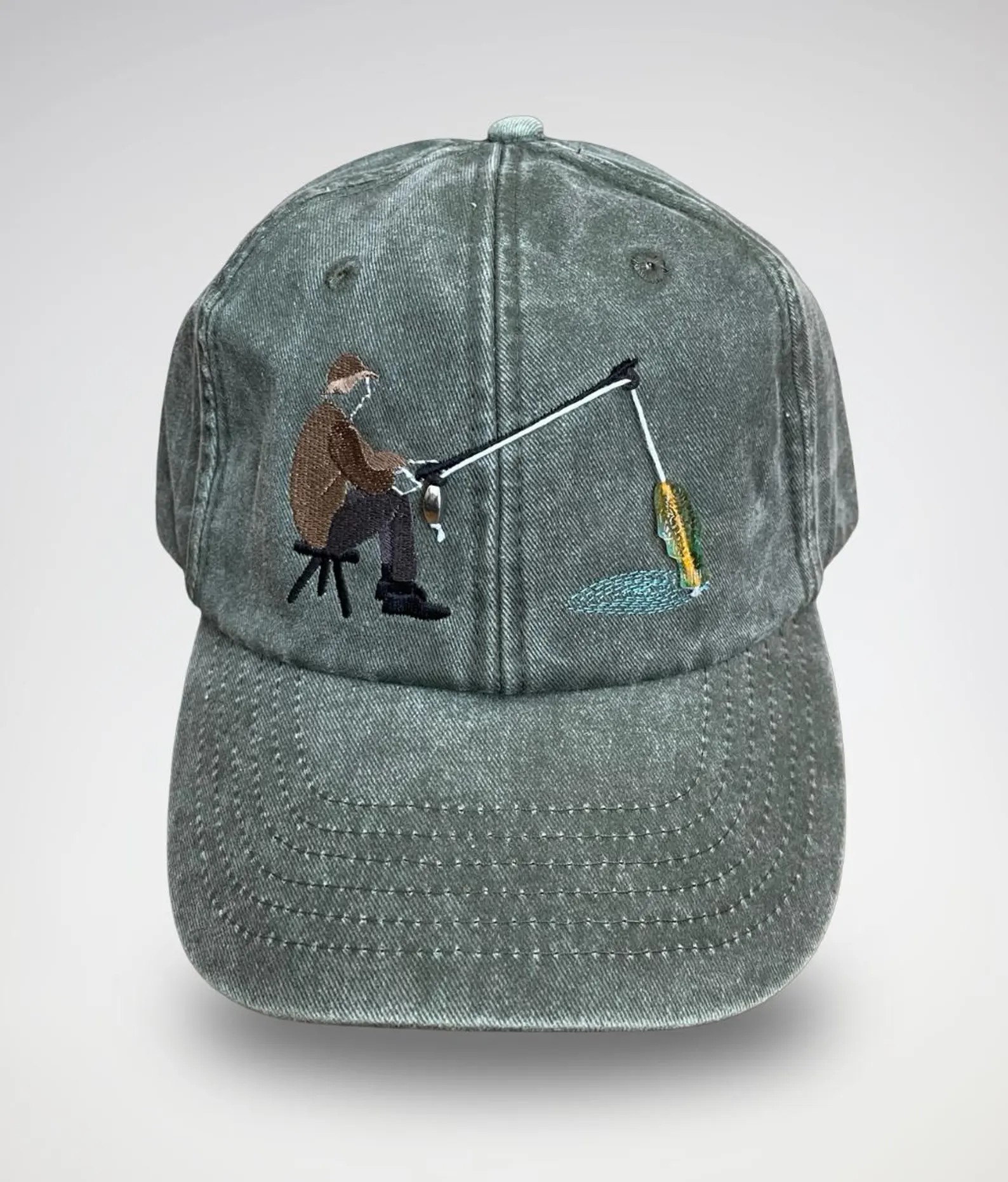🔥Last Day: 60% Off! 🔥 Pull-A-Fish Embroidered Fishing Hat