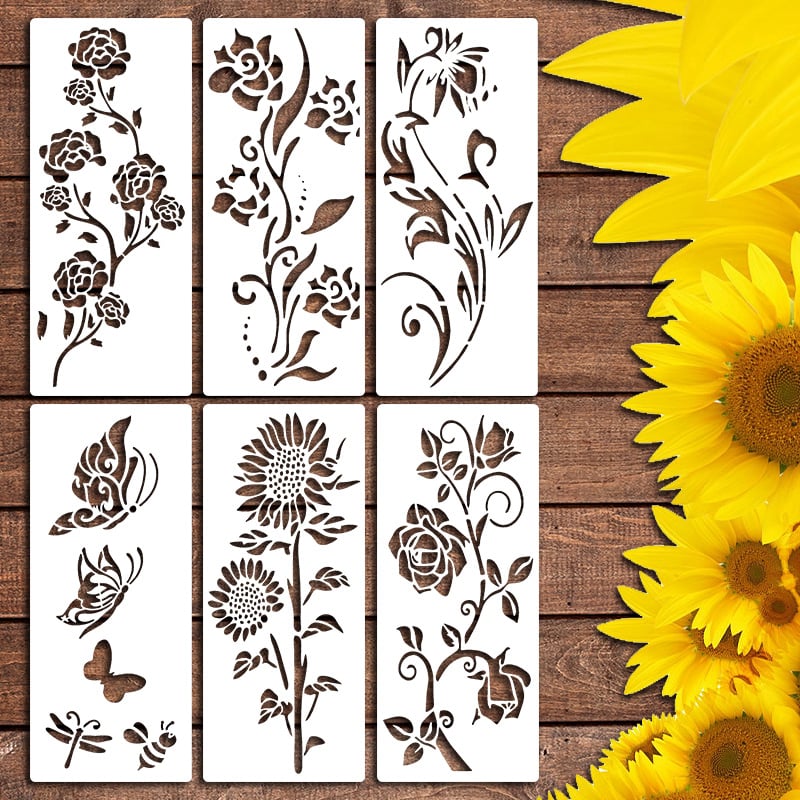 🌲Early Christmas Sale 48% OFF🎁Blooming Flowers Stencil Kit🌻DIY Decoration❤️Buy 2 Save 10% OFF