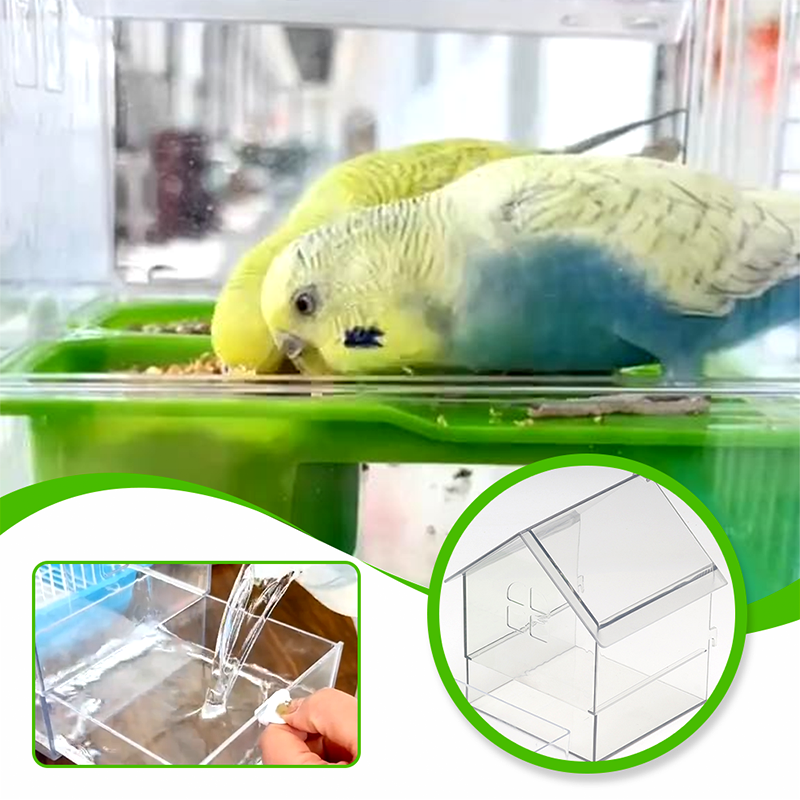 🔥Last Day Promotion 70% OFF🔥Pull-Out External Parrot Feeder⚡️Buy 2 Free Shipping