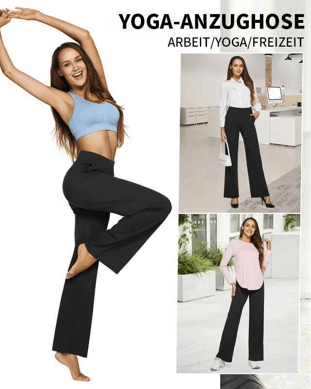 🔥Heißer Verkauf - 49% Rabatt🔥Locker sitzende Yogahose mit hoher Taille