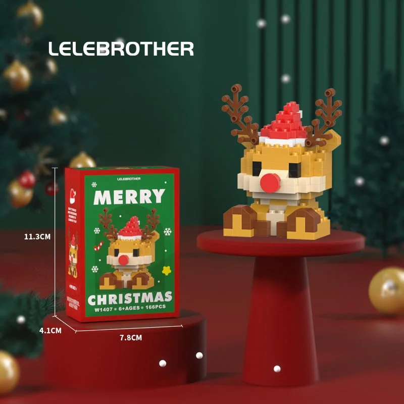 🎁Limited Time 50% OFF-🎄Santa Claus Design Building Blocks Toy