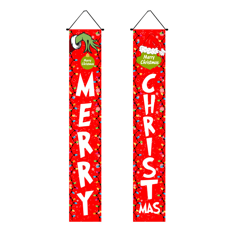 🎄Early Christmas Sale🎁-Green sully Grinch outdoor porch couplet