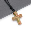 ✝️100% Handmade Natural Crystal Cross Necklace