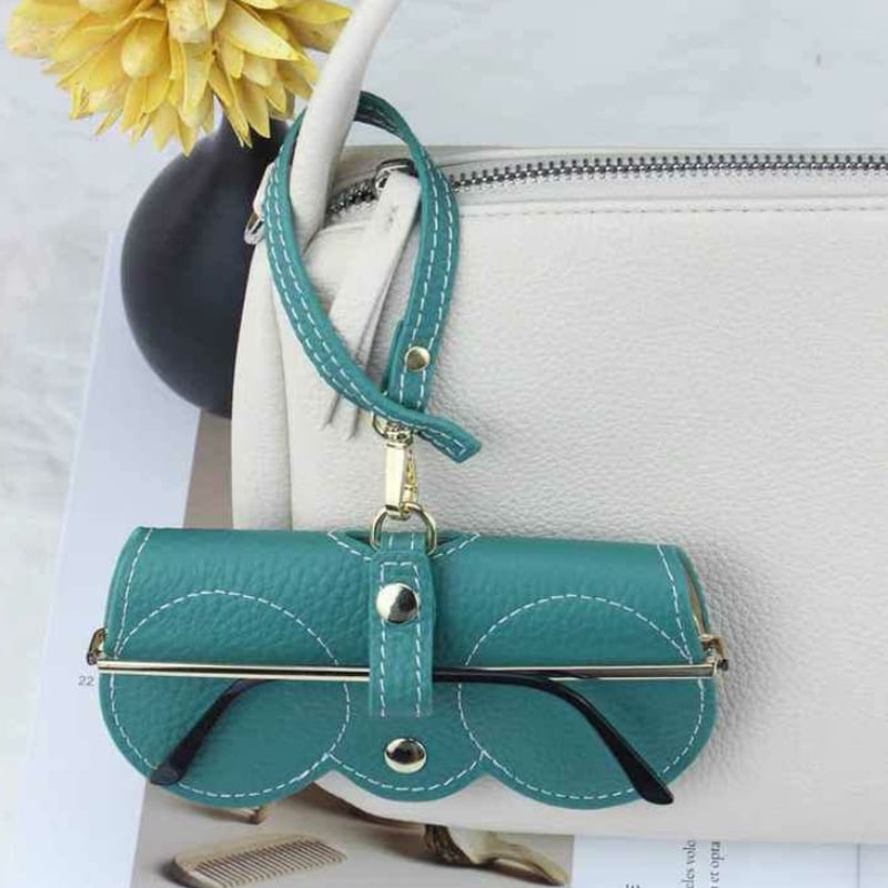 🔥Letzter Tag 49% Rabatt✨Sonnenbrille Tasche aus weichem Leder👓️