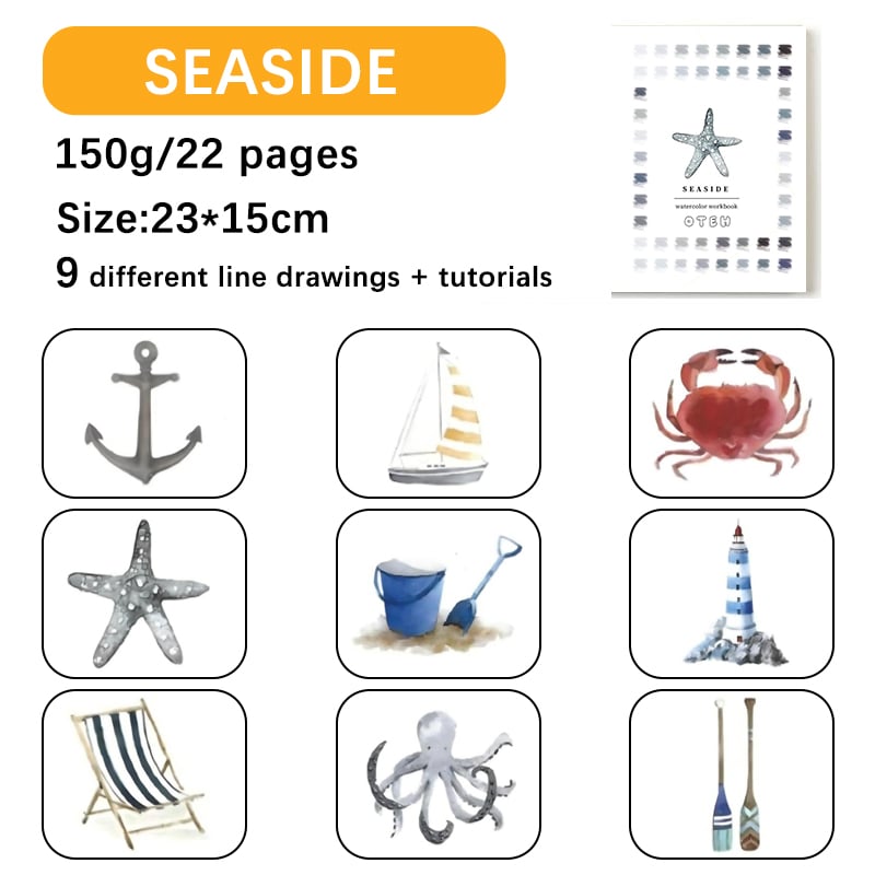 💕𝙊𝙏𝙀𝙃® Watercolor Workbook